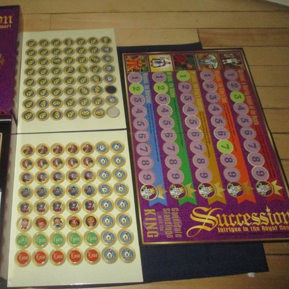 Succession: Intrigue Royal Court Board Game (Your Move Games, 2004) - Picture 3 of 4